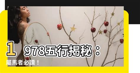 1978馬五行|五行揭秘：78年馬人財運